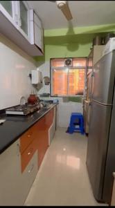 Kitchen Image of 620 Sq.ft 1 BHK Apartment / Flat for sale in Rajhans Kshitij Iris Wing E F G, Vasai West Vasai for Rs. 5500000