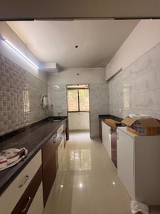 Kitchen Image of 600 Sq.ft 1 BHK Apartment / Flat for rent in Queens Court, Kalyan West Kalyan for Rs. 16499