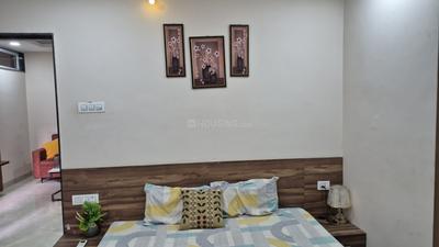 Bedroom Image of 650 Sq.ft 1 BHK Apartment / Flat for rent in Mahalakshmi Nagar Indore for Rs. 22000