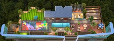 Image of 770 Sq.ft 1 BHK Apartment / Flat for sale in Matrix Imperial, Nerul, Navi Mumbai for Rs. 12000000