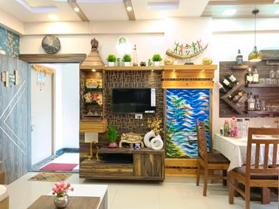 Dining Area Image of 960 Sq.ft 2 BHK Apartment / Flat for sale in Realmark Oracle, Narendrapur Kolkata for Rs. 6800000