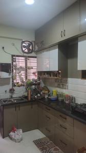 Kitchen Image of 1500 Sq.ft 3 BHK Apartment / Flat for rent in Aakar Canal Kinship, Salaiya Bhopal for Rs. 25000