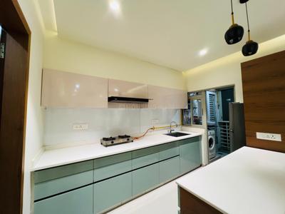 Kitchen Image of 1370 Sq.ft 2.5 BHK Apartment / Flat for rent in Adani The Meadows, Shantigram Ahmedabad for Rs. 40000