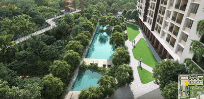 Image of 1215 Sq.ft 2 BHK Apartment / Flat for sale in Bavdhan, Pune for Rs. 10000000