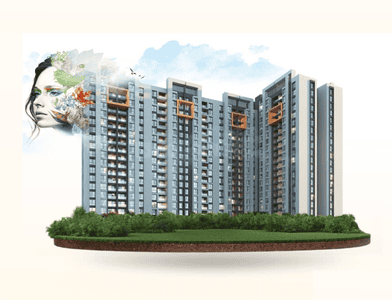 Image of 995 Sq.ft 2 BHK Apartment / Flat for sale in Sukhwani Verde, Undri, Pune for Rs. 6000000