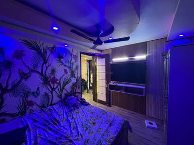 Bedroom Image of 540 Sq.ft 2 BHK Builder Floor for rent in Nawada New Delhi for Rs. 21500