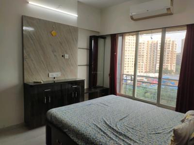 Bedroom Image of 550 Sq.ft 1 BHK Apartment / Flat for rent in Gurukrupa Marina Enclave, Malad West Mumbai for Rs. 38000