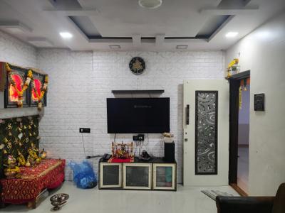 Living Room Image of 585 Sq.ft 1 BHK Apartment / Flat for rent in Paradigm Pushpanjali Residency Phase III, Thane West Thane for Rs. 17999