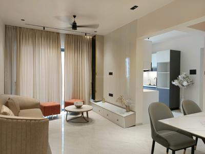 Living Room Image of 1080 Sq.ft 2 BHK Apartment / Flat for sale in Ikon Queens Tower, Mohammed Wadi Pune for Rs. 7500000