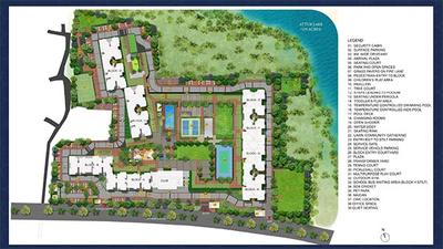 Image of 1425 Sq.ft 3 BHK Apartment / Flat for sale in Ajmera Marina, Yelahanka, Bengaluru for Rs. 21500000