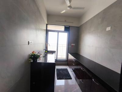 Kitchen Image of 1000 Sq.ft 3 BHK Apartment / Flat for rent in Gami Asters, Ghansoli Navi Mumbai for Rs. 80000