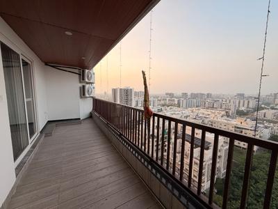 Balcony Image of 2300 Sq.ft 3 BHK Apartment / Flat for rent in Bhayli Vadodara for Rs. 65000