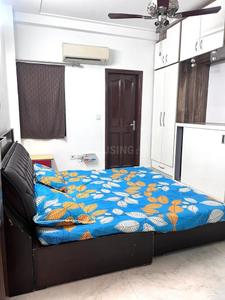 Bedroom Image of 1350 Sq.ft 3 BHK Builder Floor for rent in Janakpuri New Delhi for Rs. 55000