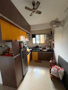 Kitchen Image of 675 Sq.ft 1 BHK Apartment / Flat for rent in Lunkad Sky Vie, Viman Nagar Pune for Rs. 14000