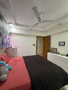 Bedroom Image of 1500 Sq.ft 4 BHK Apartment / Flat for rent in Cosmos Jewels, Thane West Thane for Rs. 100000