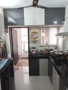 Kitchen Image of 1100 Sq.ft 2 BHK Apartment / Flat for rent in Bramha Skycity, Dhanori Pune for Rs. 30000