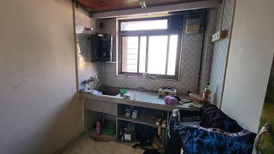 Kitchen Image of 350 Sq.ft 1 RK Apartment / Flat for rent in Mahavir Platinum, Chedda Nagar Mumbai for Rs. 22000