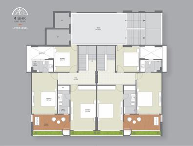 Image of 2916 Sq.ft 3 BHK Apartment / Flat for sale in Sculpture, Ognaj, Ahmedabad for Rs. 16500000