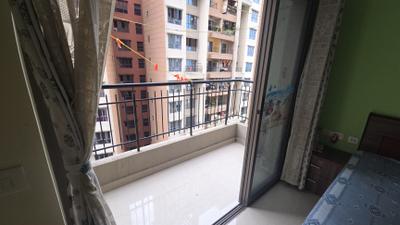 Balcony Image of 1125 Sq.ft 2.5 BHK Apartment / Flat for sale in Siddha Happyville Tower 2, Rajarhat Kolkata for Rs. 8500000