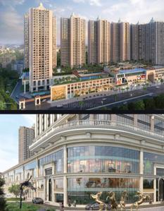Image of 1155 Sq.ft 2 BHK Apartment / Flat for sale in Paradise Sai World Dreams, Dombivli East, Thane for Rs. 8200000