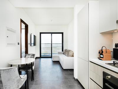 Kitchen Image of 572 Sq.ft 1 BHK Apartment / Flat for sale in Nad Al Sheba 1 Dubai for Rs. 31279872