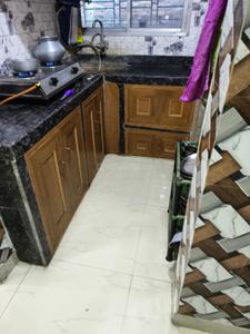 Kitchen Image of 1100 Sq.ft 3 BHK Apartment / Flat for sale in Baguiati Kolkata for Rs. 4700000