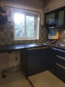 Kitchen Image of 650 Sq.ft 1 BHK Apartment / Flat for rent in Lok Gaurav Complex, Vikhroli West Mumbai for Rs. 48000