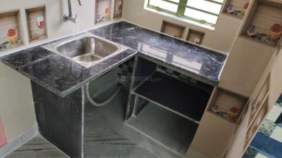 Kitchen Image of 420 Sq.ft 1 RK Villa for rent in Keshtopur Kolkata for Rs. 7000