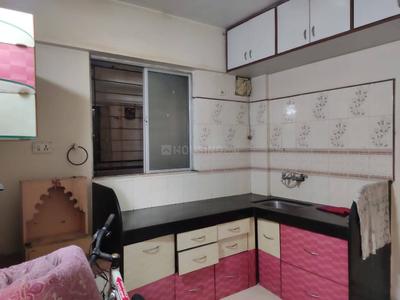 Kitchen Image of 620 Sq.ft 1 BHK Apartment / Flat for rent in Gagan Vihar, Ganga Dham Pune for Rs. 27000