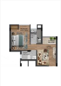 Image of 475 Sq.ft 1 BHK Apartment / Flat for sale in Khazoor Gaon, Barabanki for Rs. 1520000