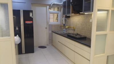 Kitchen Image of 1560 Sq.ft 3 BHK Apartment / Flat for rent in Pacifica Reflections, Vaishno Devi Circle Ahmedabad for Rs. 50000