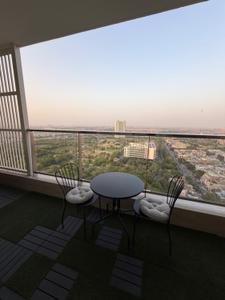 Balcony Image of 2350 Sq.ft 3.5 BHK Apartment / Flat for rent in DLF One Midtown, Karampura New Delhi for Rs. 90000