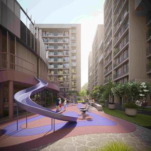 Image of 1165 Sq.ft 3 BHK Apartment / Flat for sale in The Olive, Gota, Ahmedabad for Rs. 8658000