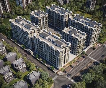 Image of 1114 Sq.ft 2 BHK Apartment / Flat for sale in S M Raj Heritage Phase I, Godadara, Surat for Rs. 3100000