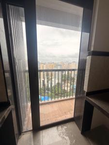 Balcony Image of 900 Sq.ft 2 BHK Apartment / Flat for rent in DSS Mahavir Spring, Thane West Thane for Rs. 46000