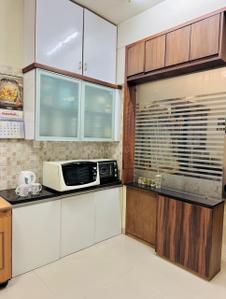 Kitchen Image of 2115 Sq.ft 3 BHK Penthouse for sale in Deep Indraprasth 5, Prahlad Nagar Ahmedabad for Rs. 22500000