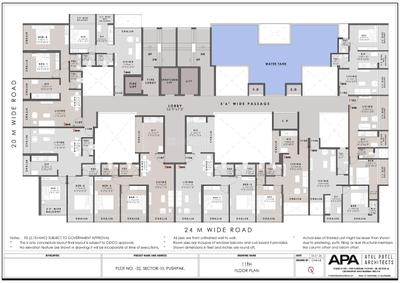 Image of 710 Sq.ft 1 BHK Apartment / Flat for sale in Pushpak Nagar, Navi Mumbai for Rs. 4400000