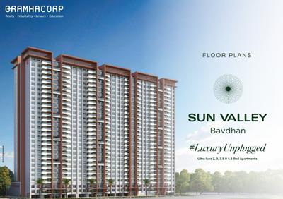 Image of 1110 Sq.ft 2 BHK Apartment / Flat for sale in Bramhacorp Sun Valley Phase 1, Bavdhan, Pune for Rs. 9300000