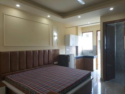 Bedroom Image of 500 Sq.ft 1 RK Apartment / Flat for rent in DLF Pink Town House, DLF Phase 3 Gurgaon for Rs. 23000