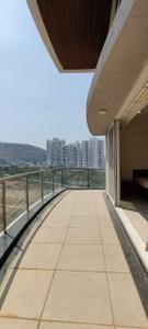 Balcony Image of 2800 Sq.ft 3.5 BHK Apartment / Flat for rent in Marvel Cascada, Balewadi Pune for Rs. 85000