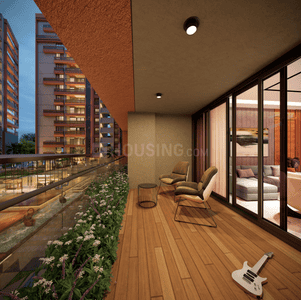 Image of 2349 Sq.ft 3 BHK Apartment / Flat for sale in Origin Park, Sargasan, Gandhinagar for Rs. 9918000