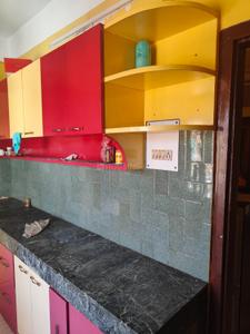 Kitchen Image of 750 Sq.ft 1 BHK Builder Floor for rent in Silphukuri Guwahati for Rs. 17500