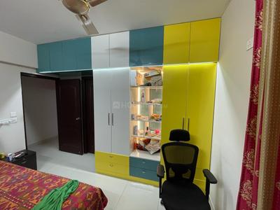 Bedroom Image of 1575 Sq.ft 3 BHK Apartment / Flat for rent in SJR Blue Waters PH 1, Parappana Agrahara Bengaluru for Rs. 66000