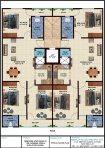 Image of 1552 Sq.ft 3 BHK Builder Floor for sale in Avni Crimson Floors, Noida Extension, Greater Noida for Rs. 6496000