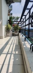 Balcony Image of 1250 Sq.ft 2 BHK Apartment / Flat for rent in Crossings GH7 Crossings Republik, Crossings Republik Ghaziabad for Rs. 19000