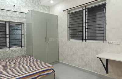 Bedroom Image of 1050 Sq.ft 2 BHK Apartment / Flat for rent in Thanisandra Bengaluru for Rs. 36000