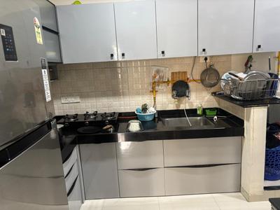 Kitchen Image of 1000 Sq.ft 2 BHK Apartment / Flat for sale in Nyati Elan, Wagholi Pune for Rs. 8200000