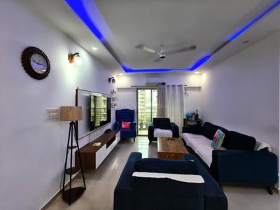 Hall Image of 2000 Sq.ft 3 BHK Apartment / Flat for rent in Adani The Meadows, Shantigram Ahmedabad for Rs. 50000