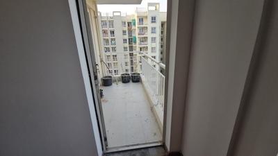Balcony Image of 1500 Sq.ft 3 BHK Apartment / Flat for rent in Sushma Joynest ZRK 1, Gazipur Zirakpur for Rs. 17000