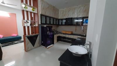 Kitchen Image of 1470 Sq.ft 3 BHK Apartment / Flat for rent in Aashray Atulyam, Shilaj Ahmedabad for Rs. 39000